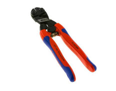 Alicates de corte de pernos Knipex 200 mm mangos de 2 componentes con receso