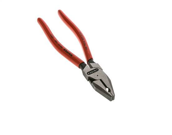 Alicates combinados Knipex Power 180 mm Mangos recubiertos de plástico