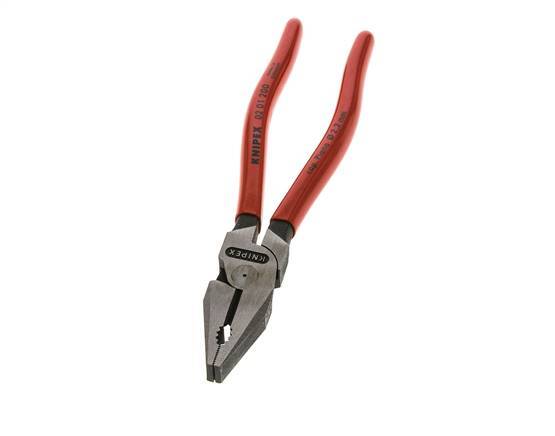 Alicates combinados Knipex Power 200 mm Mangos recubiertos de plástico
