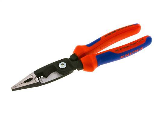 Alicates para instalaciones eléctricas Knipex 200mm Mango de 2 componentes