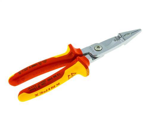 Alicates de instalación eléctrica Knipex 200mm VDE probado hasta 1000V