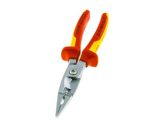 Alicates de instalación eléctrica Knipex 200mm VDE probado hasta 1000V