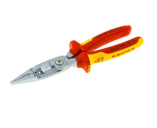 Alicates de instalación eléctrica Knipex 200mm VDE probado hasta 1000V
