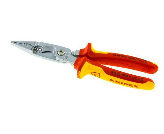 Alicates de instalación eléctrica Knipex 200mm VDE probado hasta 1000V