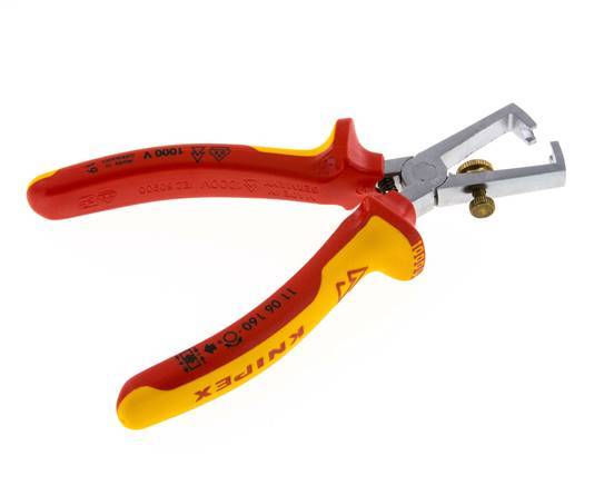 Alicates pelacables Knipex 160mm VDE probado hasta 1000V