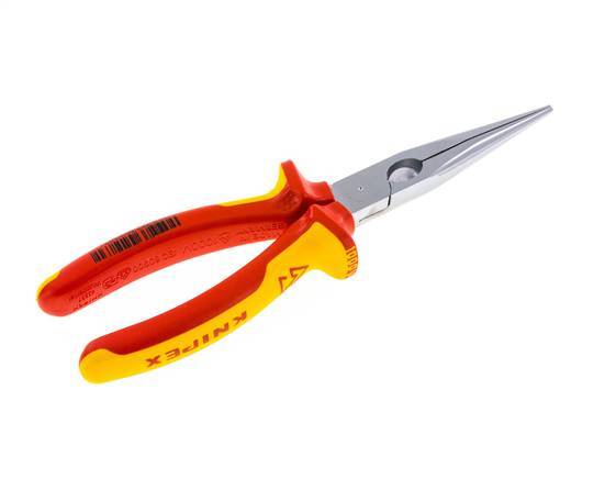 Alicates de punta recta Knipex 200 mm VDE probado hasta 1000V