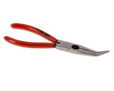 Alicates de punta de aguja acodados Knipex 200 mm Mangos recubiertos de plástico
