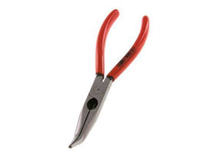 Alicates de punta de aguja acodados Knipex 200 mm Mangos recubiertos de plástico