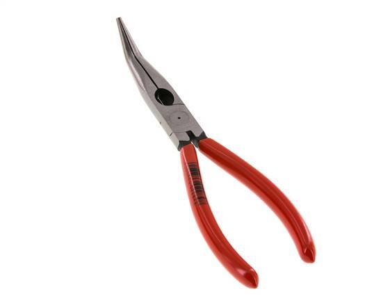 Alicates de punta de aguja acodados Knipex 200 mm Mangos recubiertos de plástico