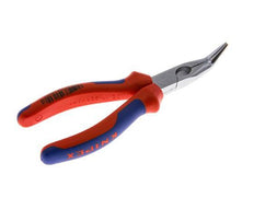 Alicates de punta de aguja acodados Knipex 160 mm Mangos de 2 componentes