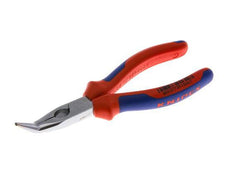Alicates de punta de aguja acodados Knipex 160 mm Mangos de 2 componentes