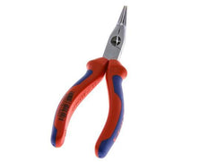 Alicates de punta de aguja acodados Knipex 160 mm Mangos de 2 componentes