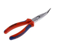 Alicates de punta angular Knipex de 200 mm con mangos de 2 componentes
