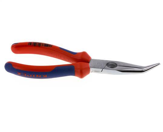 Alicates de punta angular Knipex de 200 mm con mangos de 2 componentes