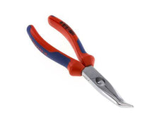 Alicates de punta angular Knipex de 200 mm con mangos de 2 componentes