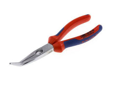 Alicates de punta angular Knipex de 200 mm con mangos de 2 componentes