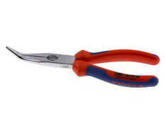 Alicates de punta angular Knipex de 200 mm con mangos de 2 componentes