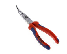 Alicates de punta angular Knipex de 200 mm con mangos de 2 componentes