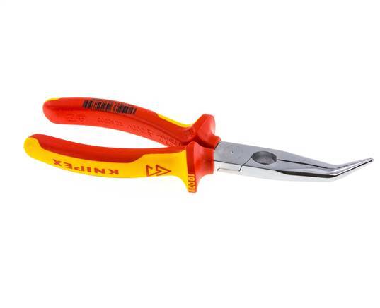 Alicates de punta angular Knipex 200 mm VDE probado hasta 1000V