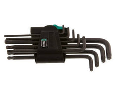 Wera Juego de llaves Allen TORX TX8 a TX40 de 9 piezas con cabeza esférica