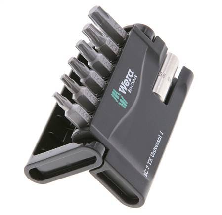 Surtido de puntas TORX de 7 piezas de Wera