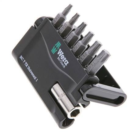 Surtido de puntas TORX de 7 piezas de Wera