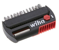 Surtido de puntas Phillips/Pozidriv/TORX de 13 piezas con soporte de puntas Wiha