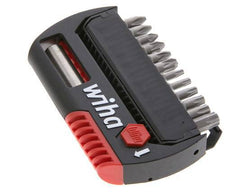 Surtido de puntas Phillips/Pozidriv/TORX de 13 piezas con soporte de puntas Wiha