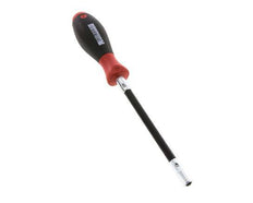 portapuntas manual flexible de 1/4" (6,3 mm) con cierre circular
