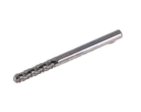 Fresa de carburo de 3 mm con punta de bola WRC