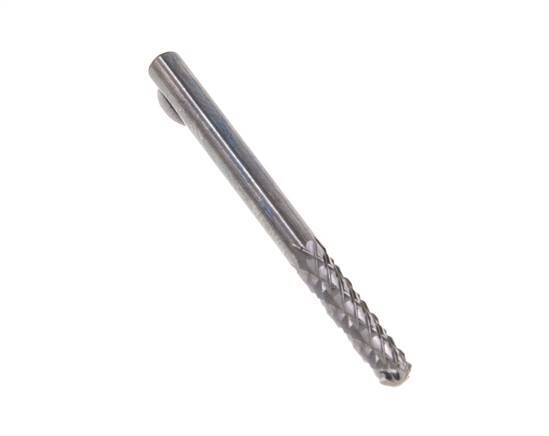 Fresa de carburo de 3 mm con punta de bola WRC
