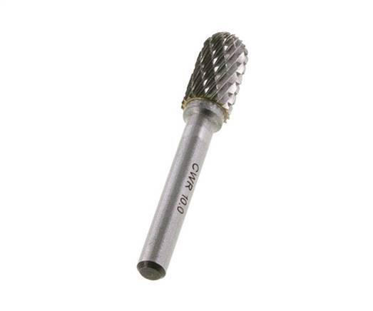 Fresa de carburo de 10 mm con punta de bola WRC
