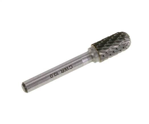 Fresa de carburo de 10 mm con punta de bola WRC