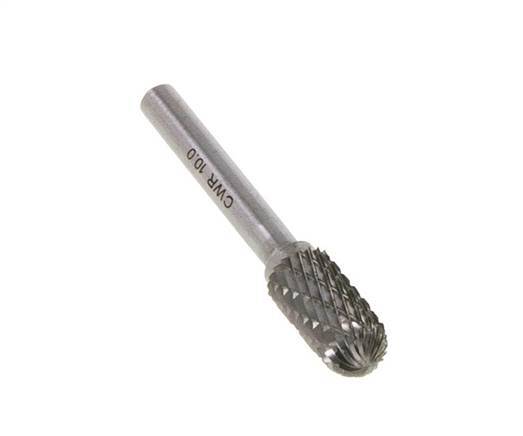 Fresa de carburo de 10 mm con punta de bola WRC