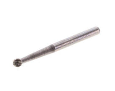 Fresa de carburo KUD redonda/globular de 3 mm