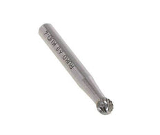 Fresa de carburo KUD redonda/globular de 6 mm