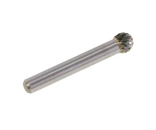 Fresa de carburo KUD redonda/globular de 8 mm