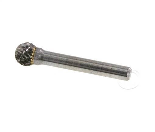 Fresa de carburo KUD redonda/con forma de globo de 10 mm