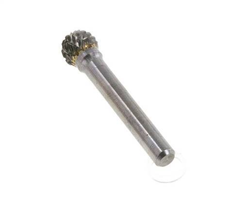Fresa de carburo KUD redonda/con forma de globo de 10 mm