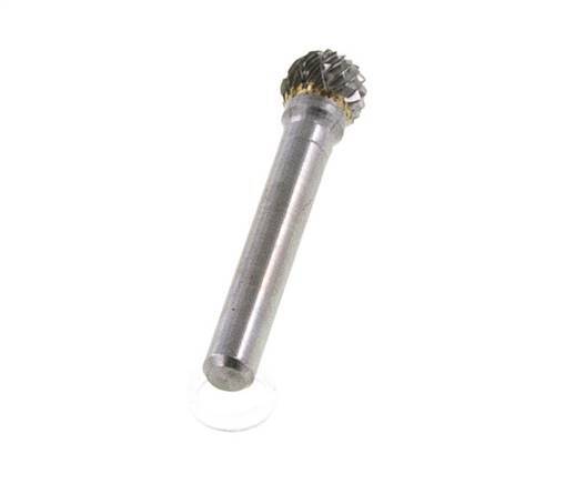 Fresa de carburo KUD redonda/con forma de globo de 10 mm