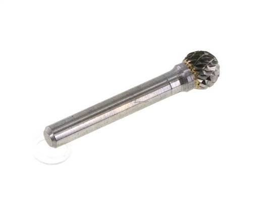 Fresa de carburo KUD redonda/con forma de globo de 10 mm