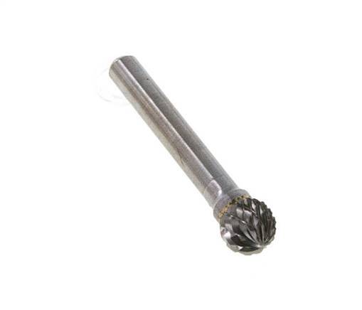 Fresa de carburo KUD redonda/con forma de globo de 10 mm