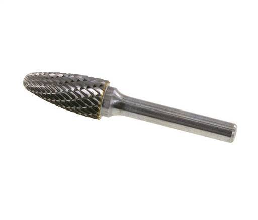 Fresa de carburo RBF de punta redonda de 12 mm