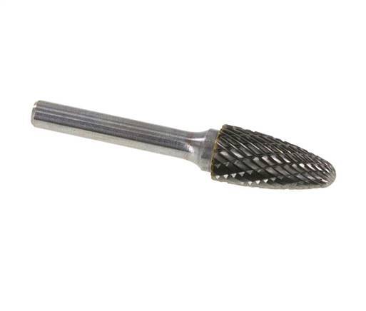 Fresa de carburo RBF de punta redonda de 12 mm