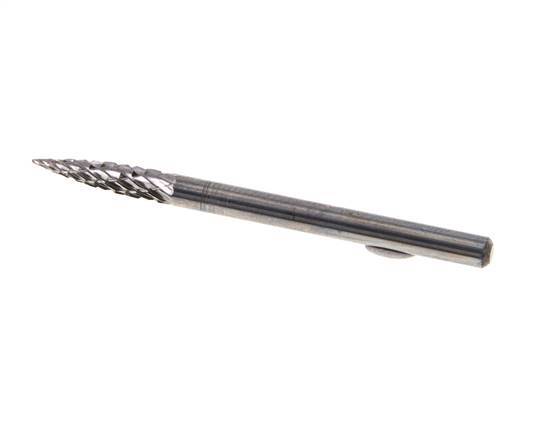Fresa de carburo de 3 mm en forma de árbol SPG