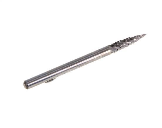 Fresa de carburo de 3 mm en forma de árbol SPG