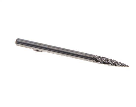 Fresa de carburo de 3 mm en forma de árbol SPG