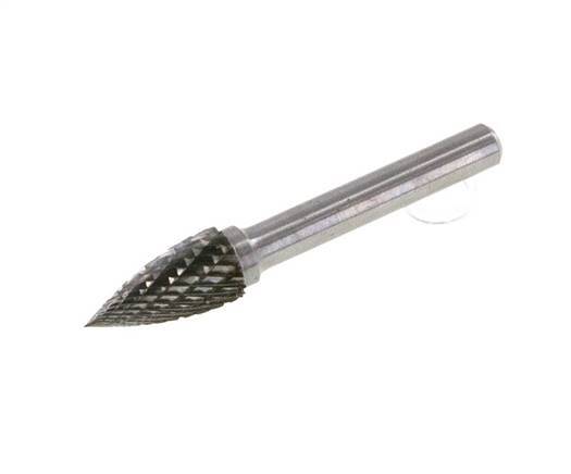 Fresa de carburo de 10 mm en forma de árbol SPG