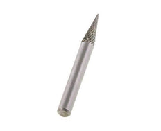 Fresa de carburo SKM con forma de cono puntiagudo de 6 mm
