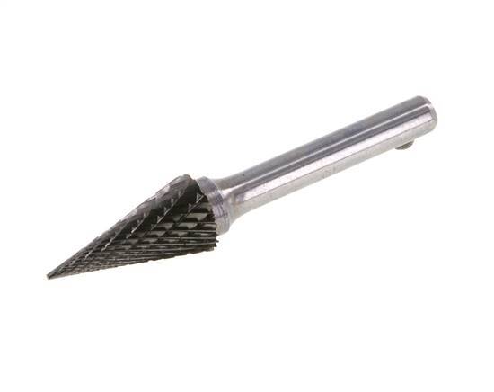 Fresa de carburo de 12 mm con forma de cono puntiagudo SKM